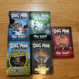 Lot of 5 dog man book